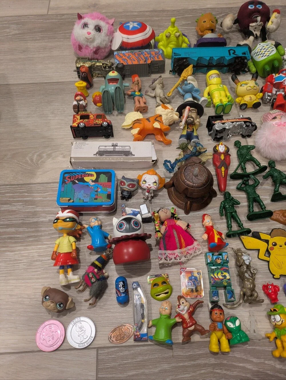 HUGE Action Figure Toy Vinyl Happy Meal Figure Pokemon Marvel Star Wars 90s Lot
